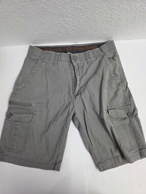 Wearfirst Men's Cargo Shorts Size 34 Grey Utility Pocket Outdoor Casual Hiking